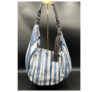 EUC-Tano Handbags - Soft Italian Leather Half Moon Hobo w/Whipped Stitch Handle